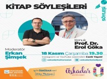 “KİTAP SÖYLEŞİLERİ” PROGRAMININ KONUĞU PROF.DR. EROL GÖKA OLDU