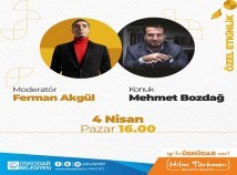 NEVİ ŞAHSINA MÜNHASIR PROGRAMININ KONUĞU MEHMET BOZDAĞ OLDU NEVİ ŞAHSINA MÜNHASIR PROGRAMININ KONUĞU MEHMET BOZDAĞ OLDU
