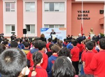 YILMAZ SOYAK İLKOKULU'NDA BAYRAK TÖRENİ YILMAZ SOYAK İLKOKULU'NDA BAYRAK TÖRENİ