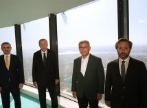 CUMHURBAŞKANI ERDOĞAN TURİZM VE HABERLEŞMENİN ÇEKİM MERKEZİ OLACAK ÇAMLICA KULESİ'Nİ İNCELEDİ CUMHURBAŞKANI ERDOĞAN TURİZM VE HABERLEŞMENİN ÇEKİM MERKEZİ OLACAK ÇAMLICA KULESİ'Nİ İNCELEDİ