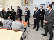 BAŞKANIMIZ BAĞLARBAŞI PAZARLAMA VE PERAKENDE MESLEKİ VE TEKNİK LİSESİ'NDEKİ KARNE TÖRENİNE KATILDI BAŞKANIMIZ BAĞLARBAŞI PAZARLAMA VE PERAKENDE MESLEKİ VE TEKNİK LİSESİ'NDEKİ KARNE TÖRENİNE KATILDI